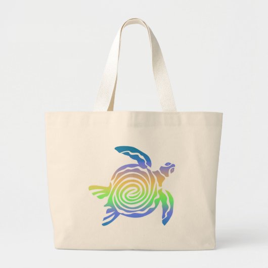 Schildpad Grote Tote Bag (Voorkant)