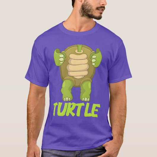 Schildpad Halloween Kostuum vriend T-shirt (Voorkant)