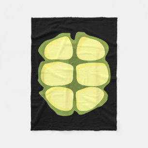 Schildpad Halloween-ontwerp Turtle Shell-cadeau Fleece Deken