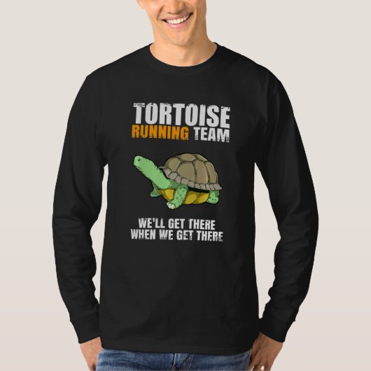 Schildpad Hardloop Team Schildpad Schildpad Grappi T-shirt (Voorkant)