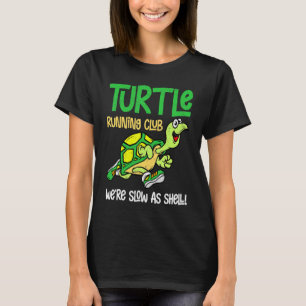 Schildpad Hardloopclub Marathon Joggen Loper Wedst T-shirt
