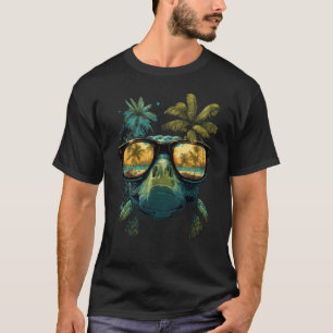Schildpad Hawaïaans Zee Schildpadden Hawaii Beach T-shirt