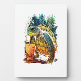 Schildpad Hawaiaanse Zeeschildpadden Ananas Aloha  Fotoplaat