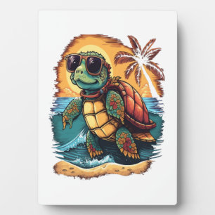 Schildpad Hawaiaanse Zeeschildpadden Hawaï Tropisc Fotoplaat