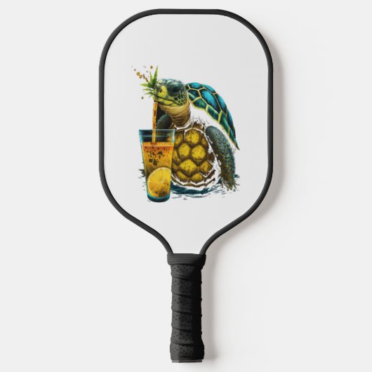 Schildpad Hawaiiaans Zee Schildpadden Ananas Aloha Pickleball Paddle (Voorkant)