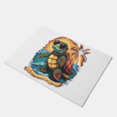 Schildpad Hawaiiaans Zee Schildpadden Hawaii Tropi Deurmat (Schuin)