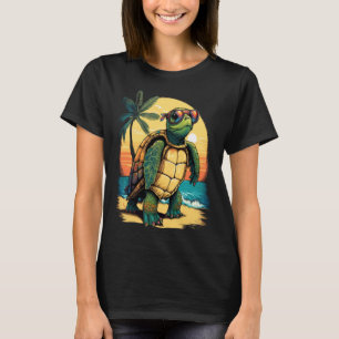 Schildpad Hawaiiaans Zee Schildpadden Hawaii Tropi T-shirt