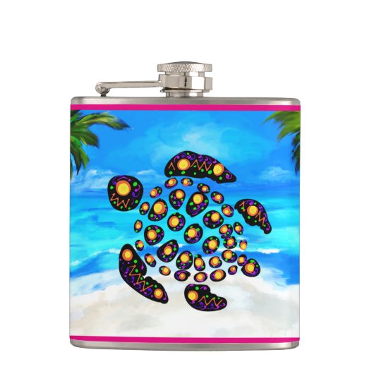 Schildpad Heupfles (Voorkant)