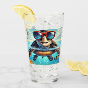 Schildpad Hoge Duik Kunstwerk Perfect voor schildp Glas