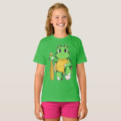 Schildpad honkbal Honkbalknuppel T-shirt (Voorkant volledig)