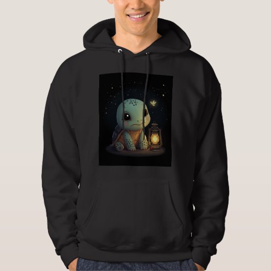 schildpad hoodie (Voorkant)