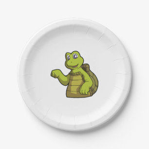 Schildpad huisdier schildpad dieren cadeau papieren bordje