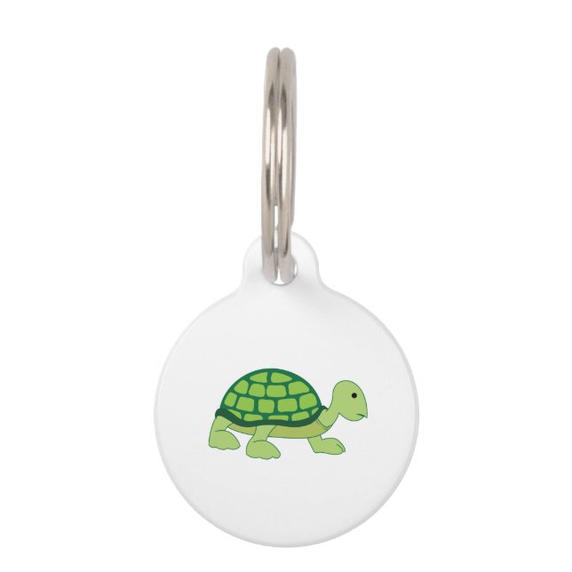 Schildpad Huisdierpenning (Voorkant)
