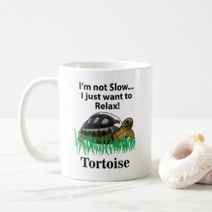 Schildpad Ik Wil Me Net Ontspannen Dier Schattig G Koffiemok