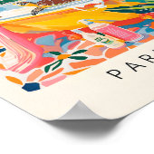 Schildpad in bad Grappig Poster, Dopamine Decor, M Poster (Hoek)