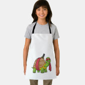 Schildpad in de vechtsport met zwaard schort (Insitu)