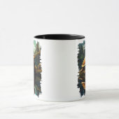 Schildpad in Forest Reflectie Mok (Midden)