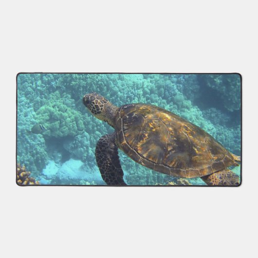 Schildpad in het zee bureaumat (Voorkant)