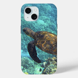 Schildpad in het zee iPhone 15 case