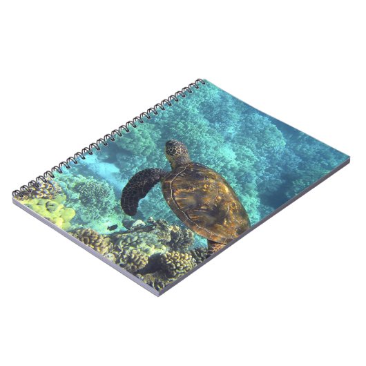 Schildpad in het zee notitieboek (Linkerzijde)