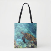 Schildpad in het zee tote bag (Voorkant)