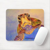 schildpad in je gezicht muismat (Met muis)