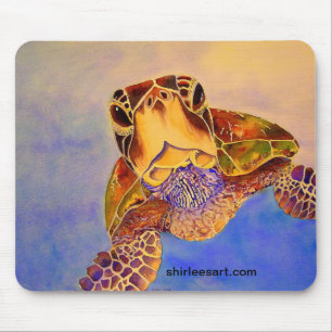 schildpad in je gezicht muismat