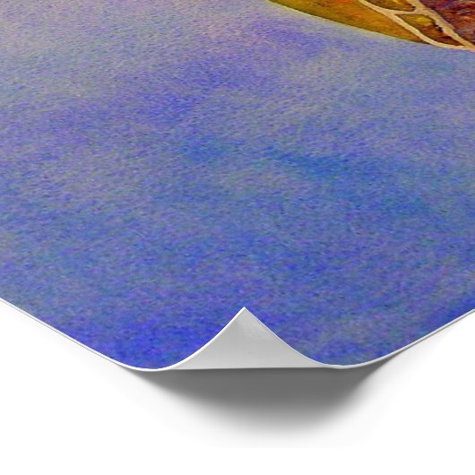 Schildpad in je gezicht poster (Hoek)