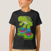 Schildpad Inline schaatsen Roller schaatsen T-shirt (Voorkant)