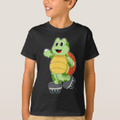 Schildpad Inline schaatsen Roller schaatsen T-shirt (Voorkant)