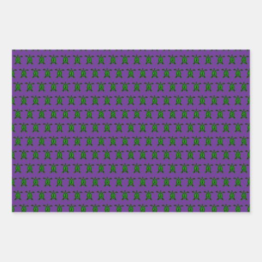 Schildpad Inpakpapier Vel (Voorkant 3)