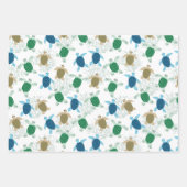 Schildpad Inpakpapier, Zeeleven Cadeaupapier (Voorkant 2)