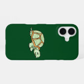 Schildpad iPhone 16 Hoesje (Achterkant horizontaal)