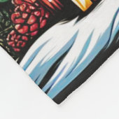 Schildpad is blij met kerstcadeaus fleece deken (Hoek)