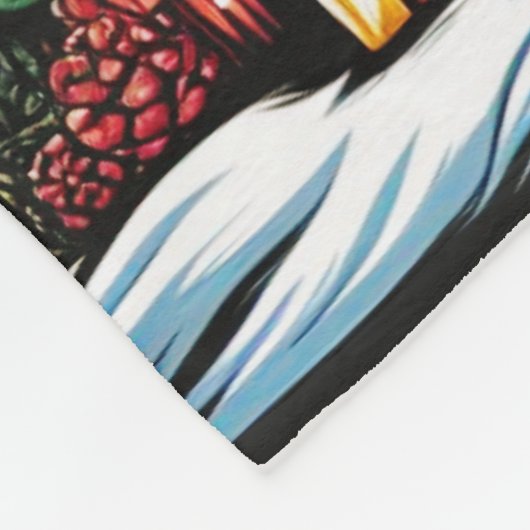 Schildpad is blij met kerstcadeaus fleece deken (Hoek)