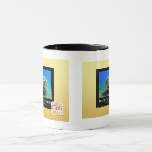 Schildpad is niet angstig mok (Midden)