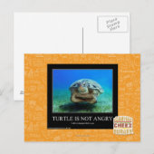 Schildpad is niet boos briefkaart (Voorkant / Achterkant)