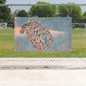 SCHILDPAD JAPANSE HOUTBLOK PRINT Banner (Insitu)