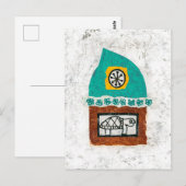 Schildpad jeuk voor een vecht Briefkaart (Voorkant / Achterkant)