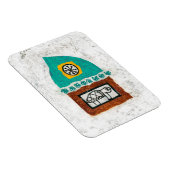 Schildpad jeuk voor een vechtkoelkastmagneet magneet (Rechterzijde)