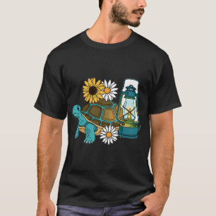 Schildpad kampeerlantaarn cadeau t-shirt