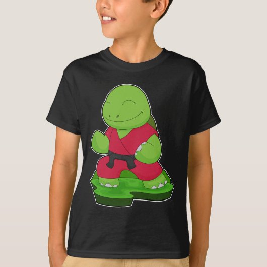 Schildpad Karate Martial Arts T-shirt (Voorkant)