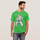Schildpad Karate Martial Arts T-shirt (Voorkant volledig)