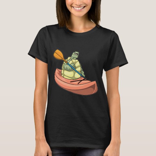 Schildpad Kayak T-shirt (Voorkant)
