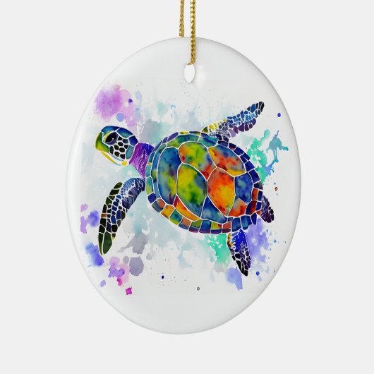 Schildpad Keramisch Ornament (Rechts)