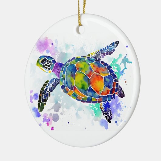 Schildpad Keramisch Ornament (Links)
