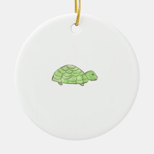 Schildpad Keramisch Ornament (Voorkant)