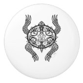 schildpad keramische knop (Voorkant)