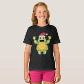 Schildpad Kerstklokken T-shirt (Voorkant volledig)