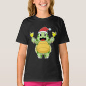 Schildpad Kerstklokken T-shirt (Voorkant)